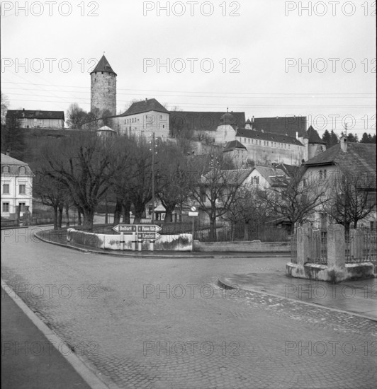 Porrentruy Castle, 1949