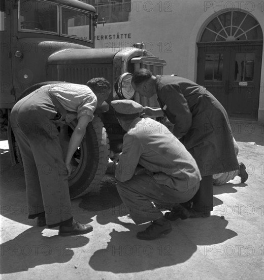 Course for using generators in Wintherthur, 1941