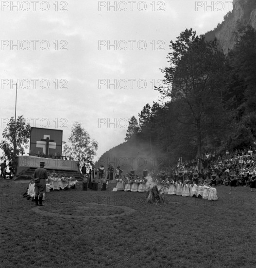 Catholic youth association meeting, Rutli 1941