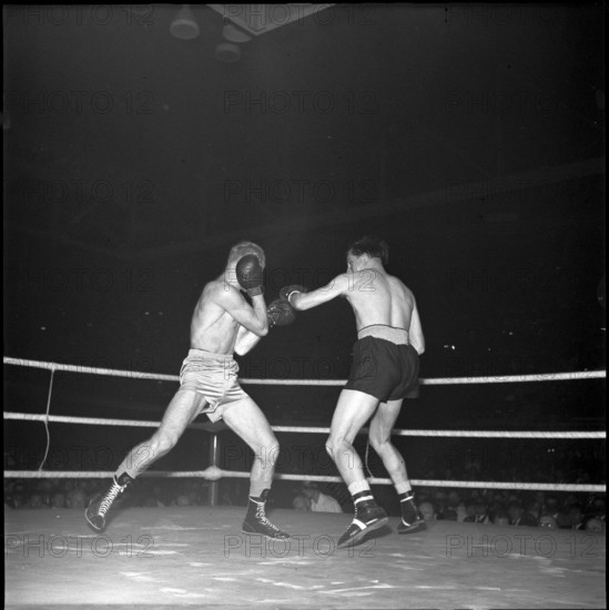 Boxing meeting at Hallenstadion Zurich 1951: Muller vs Gehring