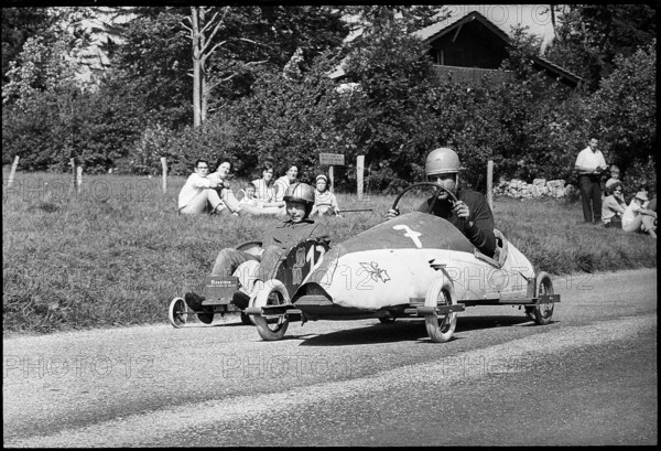 Soap-Box Derby in Chaumont, 1966