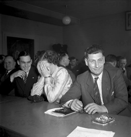 Swiss textile and factory worker's association assembly in Bienne 1949