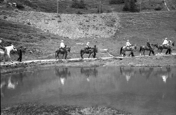 Journey on the occasion of centenary of first Cook travel through Switzerland, 1963