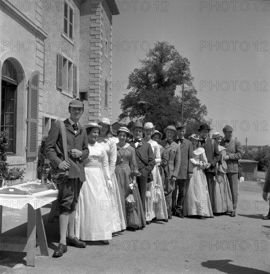 Journey on the occasion of centenary of first Cook travel through Switzerland, 1963