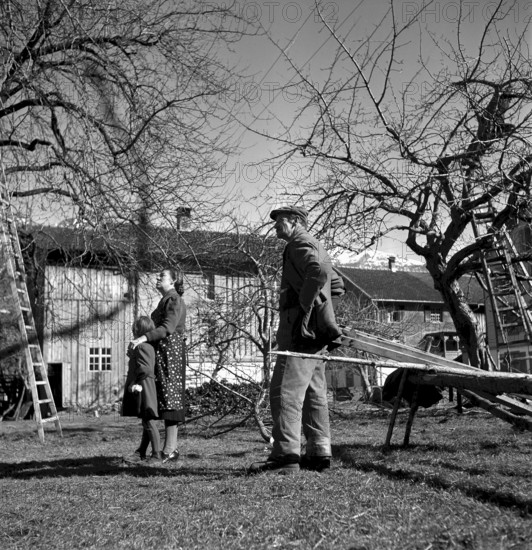 Course for tree warden in Sevelen 1940