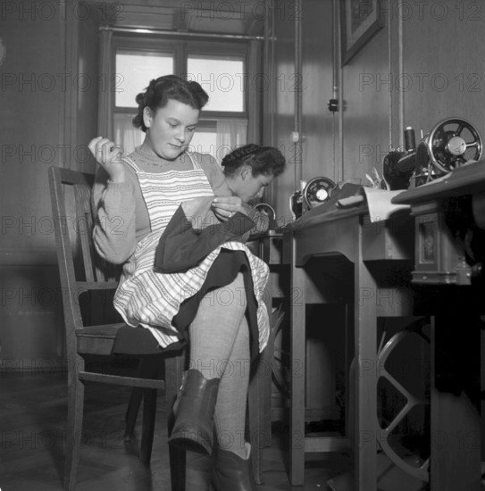 chool for farmer, Schiers 1954