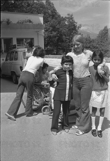 Terre des hommes"" takes care of children from Asia, Massongex VS, 1973