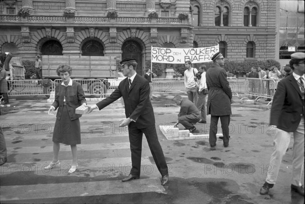 Fundraising in favour of Biafra, Berne 1968
