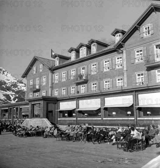 Hotel Bellevue on Kleine Scheidegg, 1951