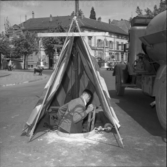 Public Switched Telephone Network retrofit (six-digit phone numers), Basle 1953