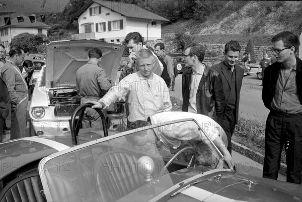 Hill climb race St-Ursanne-Les Rangiers 1965: Herbert ""Stumpen-Herbie"" Muller