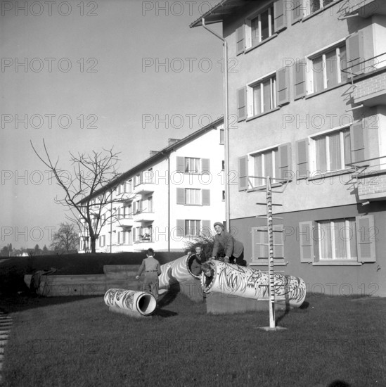 Children's playground in Lucerne 1953