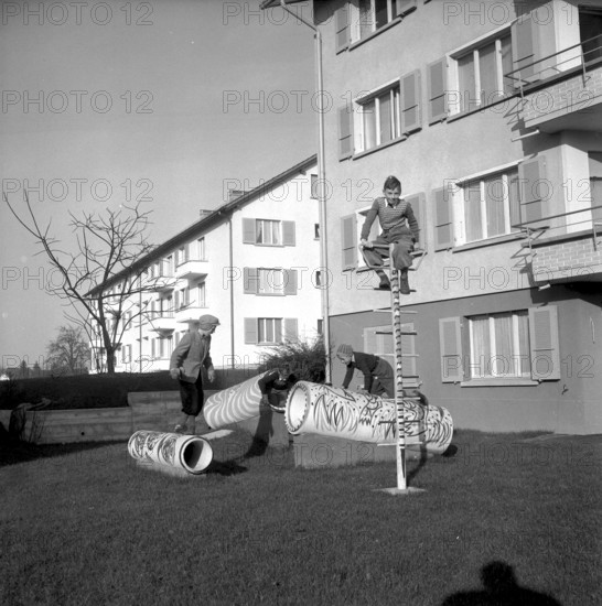Children's playground in Lucerne 1953