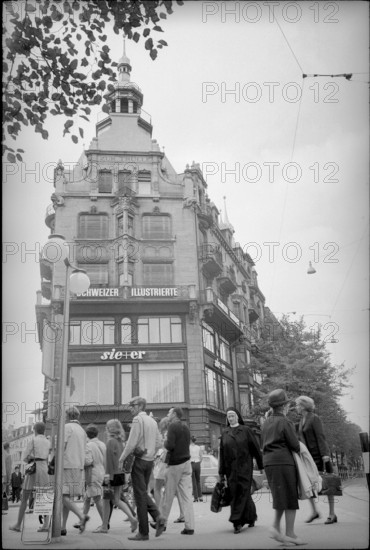 Zurich Bahnhofstrasse, Schweizer Illustrierte, Sie + Er 1969