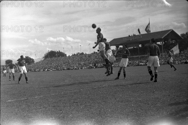 International match Switzerland - France, Lausanne, 1947