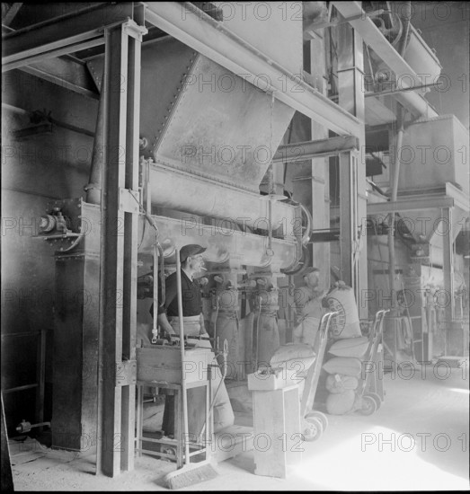 Cement factory, St. Sulpice 1945