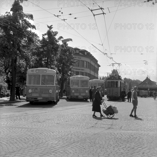 Farewell party for the tramway Thun-Steffisburg 1958