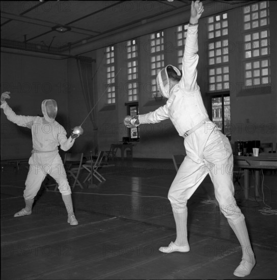 Swiss Fencing Championship, Zurich 1951: Zappelli vs Barth (champion)