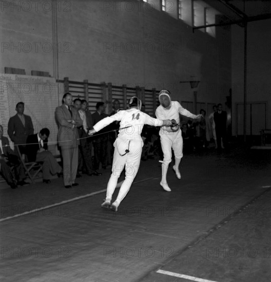 Swiss Fencing Championship 1945 Zurich: Walter (14, Geneva)