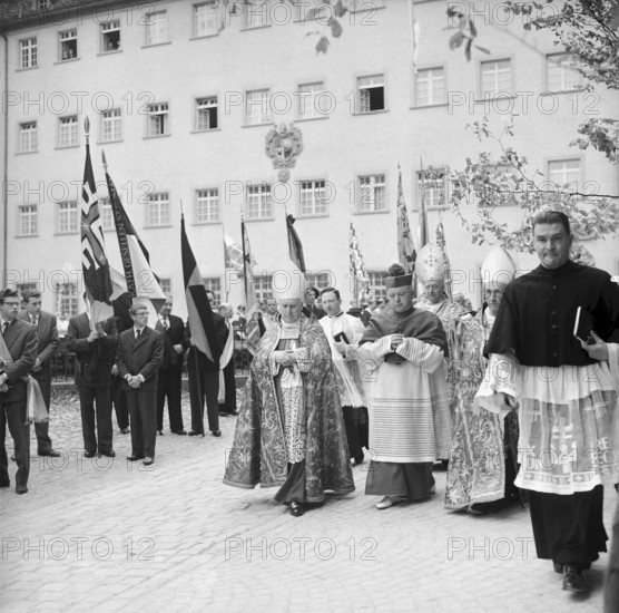 Consecration Bishop Josef Hasler in St. Gallen 1957