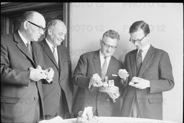 Buns for snack at school, 1965
