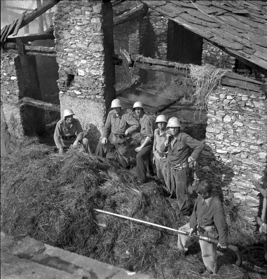 17 barns and several farmhouses burned down in Muraz VS 1949