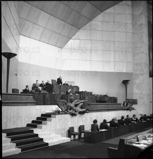 Last League of Nations session at Palais des Nations, Geneva 1946