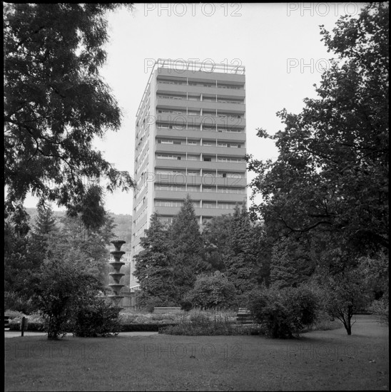 First high-rise building of Biel, 1958