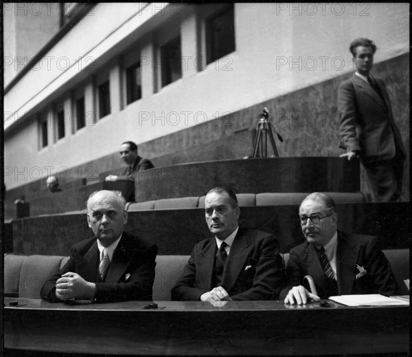 Last League of Nations session at Palais des Nations, Geneva 1946