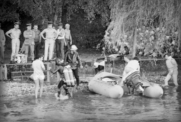 Shipping accident on the Lake Lemon near Thonon-les-Bains, 1970: Excursion ship sunk, 6 dead people
