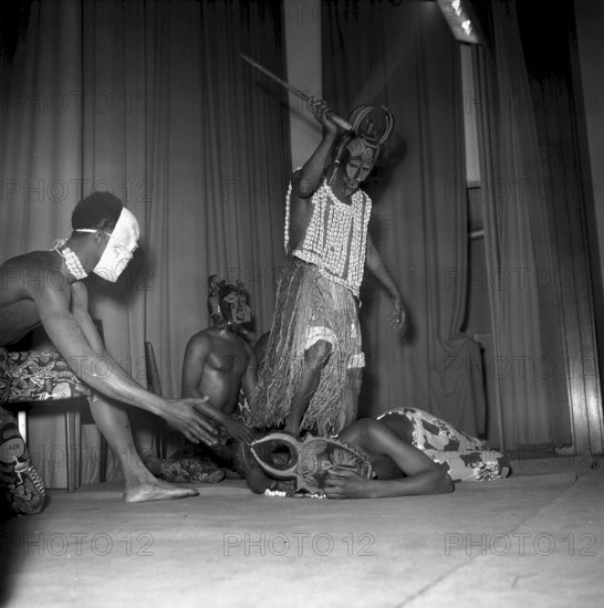 African dance company in Zurich 1953