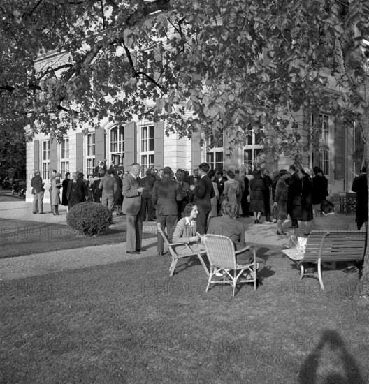 ICRC reception in Cologny 1947