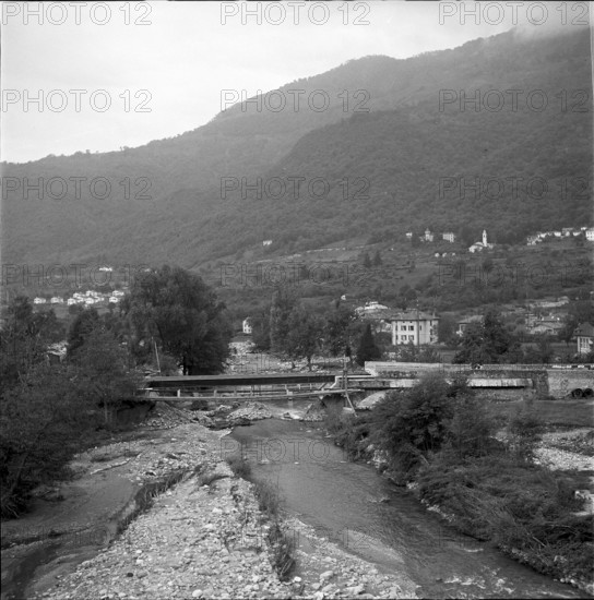 Road to St. Gotthard widening, Taverne TI 1951