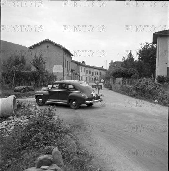 Road to St. Gotthard widening, Taverne TI 1951