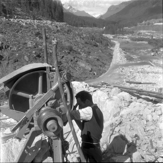 San Bernardino pass road 1959