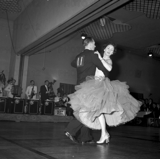 Swiss dance championship, Zurich 1957. mr and mrs Bachmann