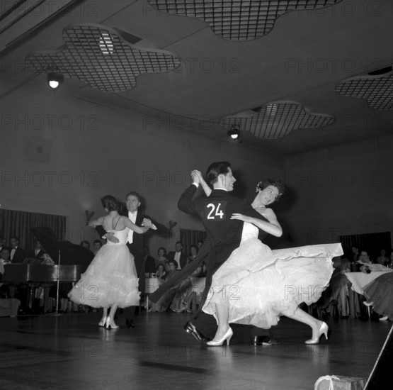 Swiss dance championship, Zurich 1957. tango