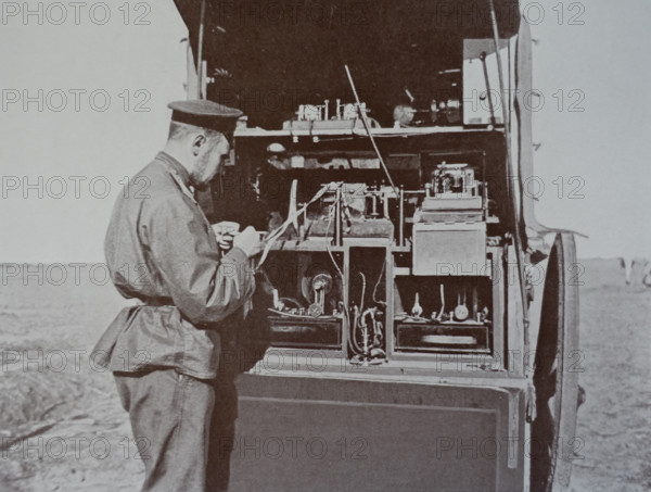 Wireless telegraph apparatus Photo by Martynov 1906