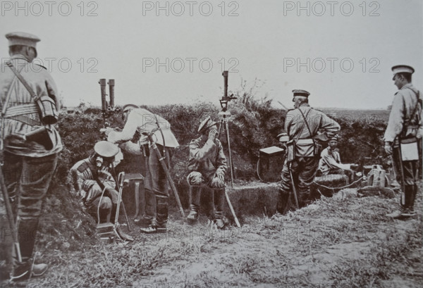 Artillery fire control 45th Artillery Brigade Photo by Martynov 1906