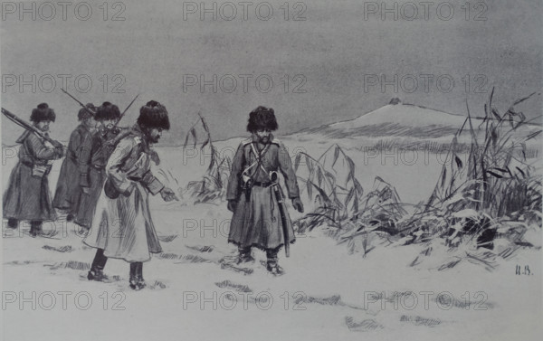 The Japanese were here Drawing by Ivan Vladimirov (1869/1870-1947)