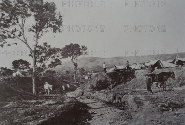 Port Arthur Bivouac of the 13th East Siberian Rifle Regiment on reconnaissance Photo by Captain Pravikov
