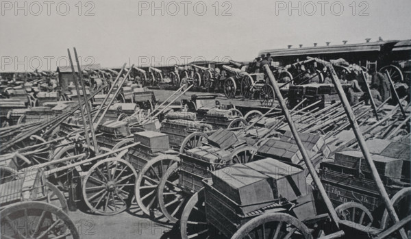 Retreat after the Mukden battles Art album Manchuria Russo-Japanese War 1906