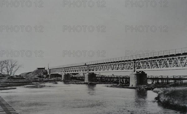 Taizhe River Bridge Art album Manchuria Russo-Japanese War 1906