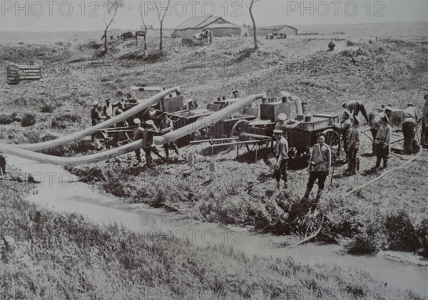 Gas production Art album Manchuria Russo-Japanese War 1906