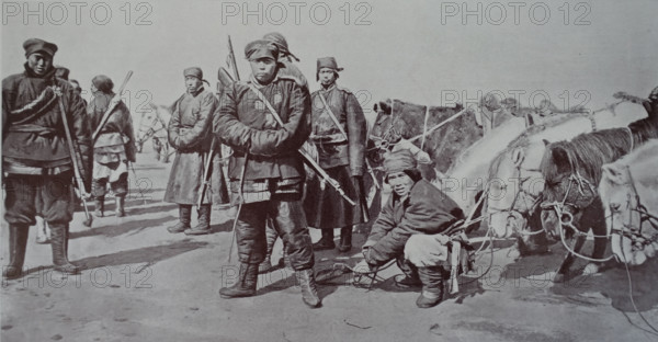 Honghuzi in Russian service Art album Manchuria Russo-Japanese War 1906