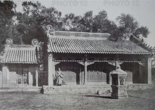 Scenes from Chinese life A village shrine near Gongzhuling