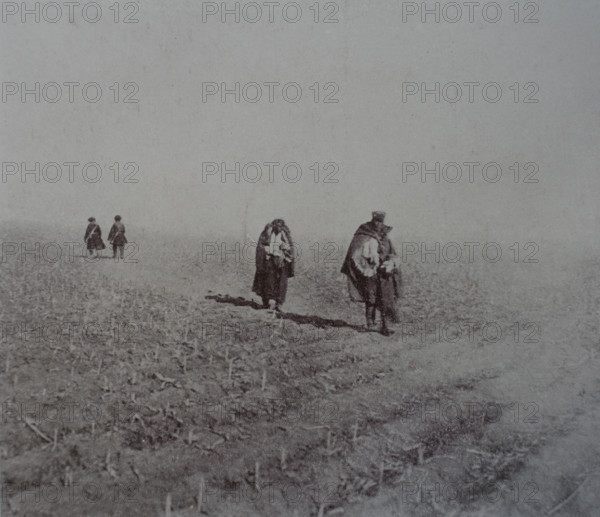 Near Mukden Japanese wounded on the way to the dressing station Photo by Gusev