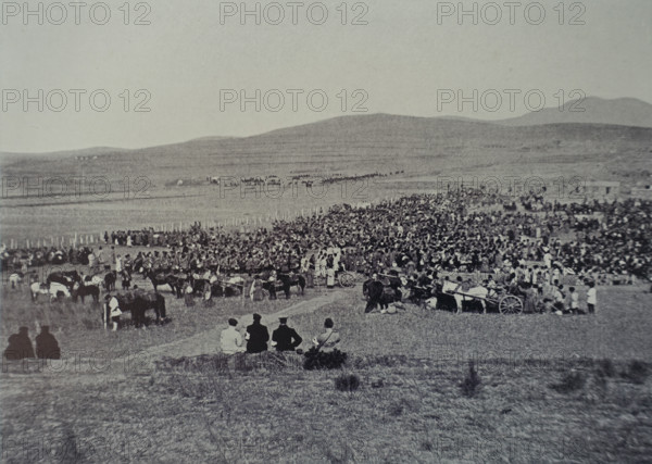 Russian troops departing Port Arthur December 23, 1904 Photograph by Lieutenant Kondrashov