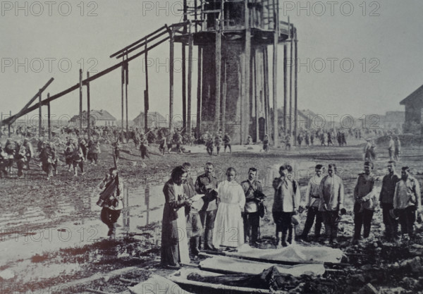 At the Shahe station, Funeral service Photo by Gusev