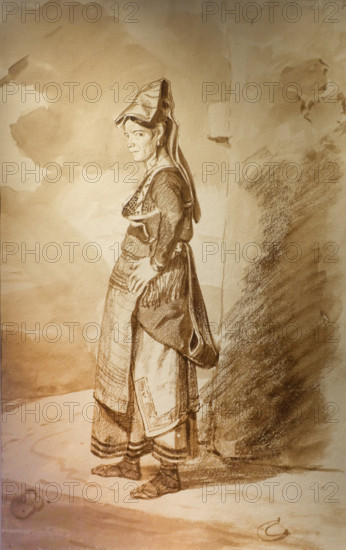 Italian from Sanino Last 1820-s Bryullov Karl Pavlovich (1799-1852) Italian album